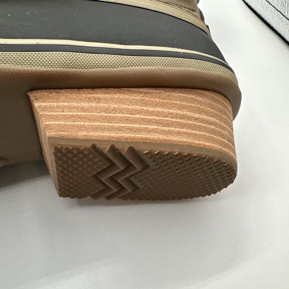 Sorel Slimpack Lace II Lined Waterproof boots Gray 11 23-04 - Picture 14 of 16